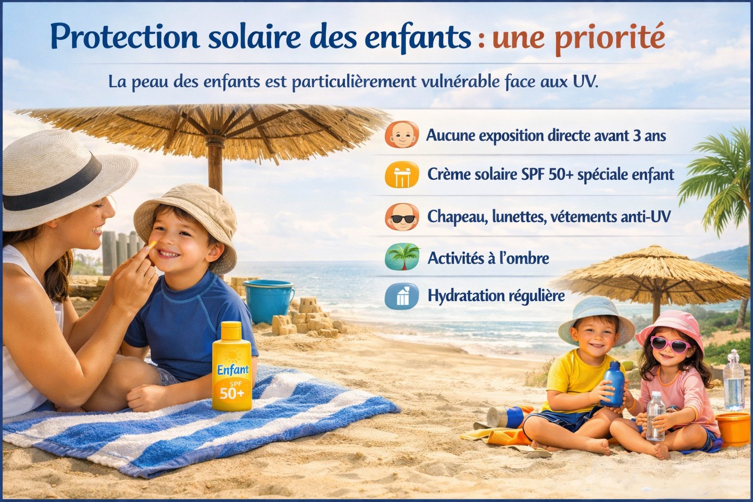 Protection solaire des enfants : une priorité