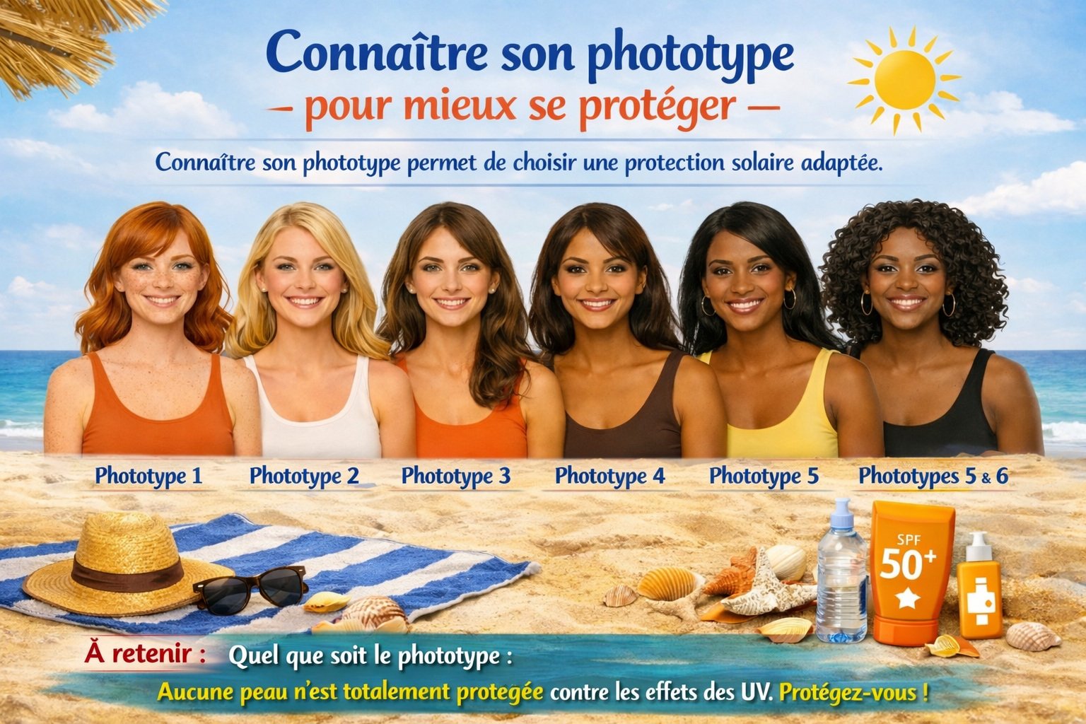 Connaître son phototype pour mieux se protéger